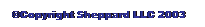 Text Box: �Copyright Sheppard LLC 2003

